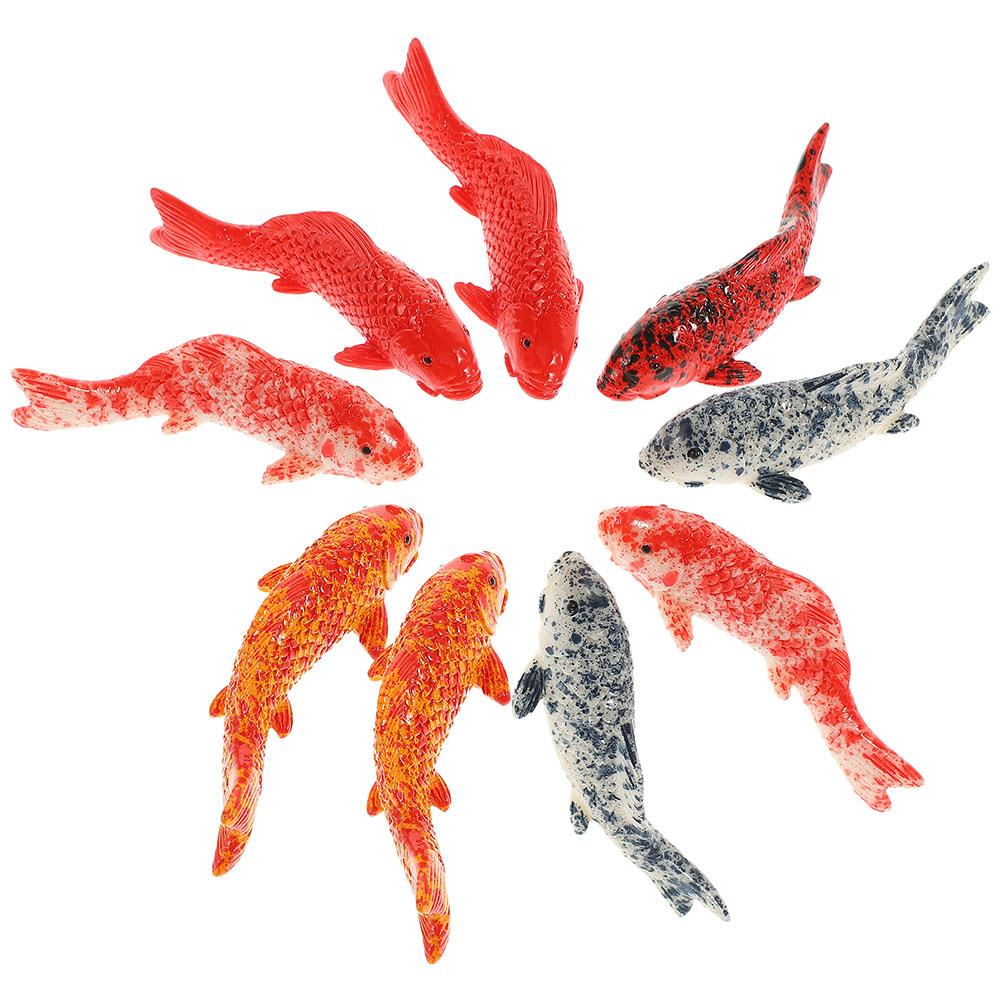 10Pcs Mini Koi Fish Decor Vibr - огляд і ціна Aquarium Fish Koi
