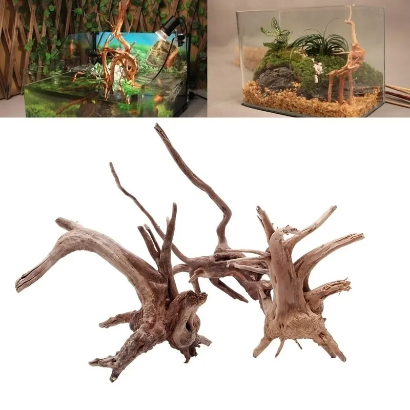 Natural Tree Trunk Driftwood A - огляд і ціна Aquarium Fish Tank Price