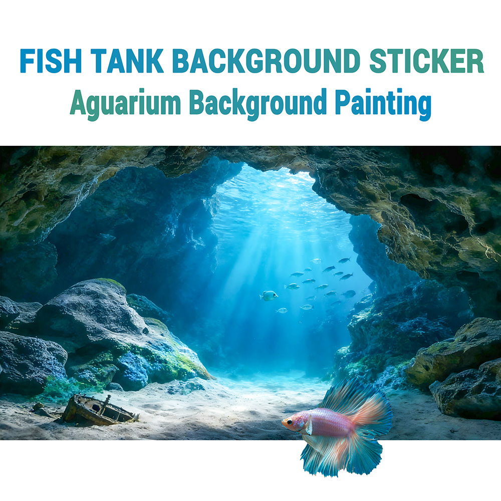 Deep Sea Blue Hole, Fish Tank  - огляд і ціна Aquarium Fish Background