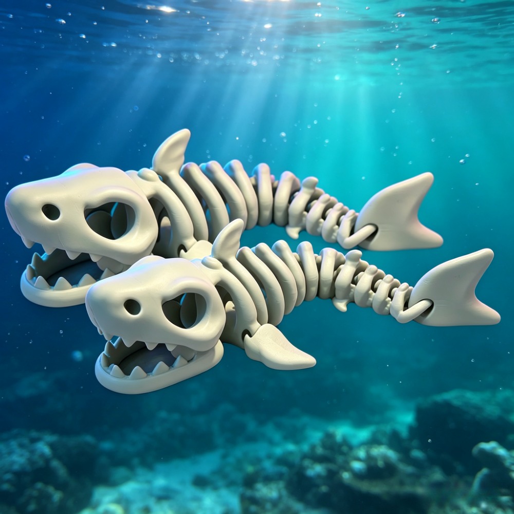 Shark Skeleton Aquarium Decor  - огляд і ціна Aquarium Fish Tank Price
