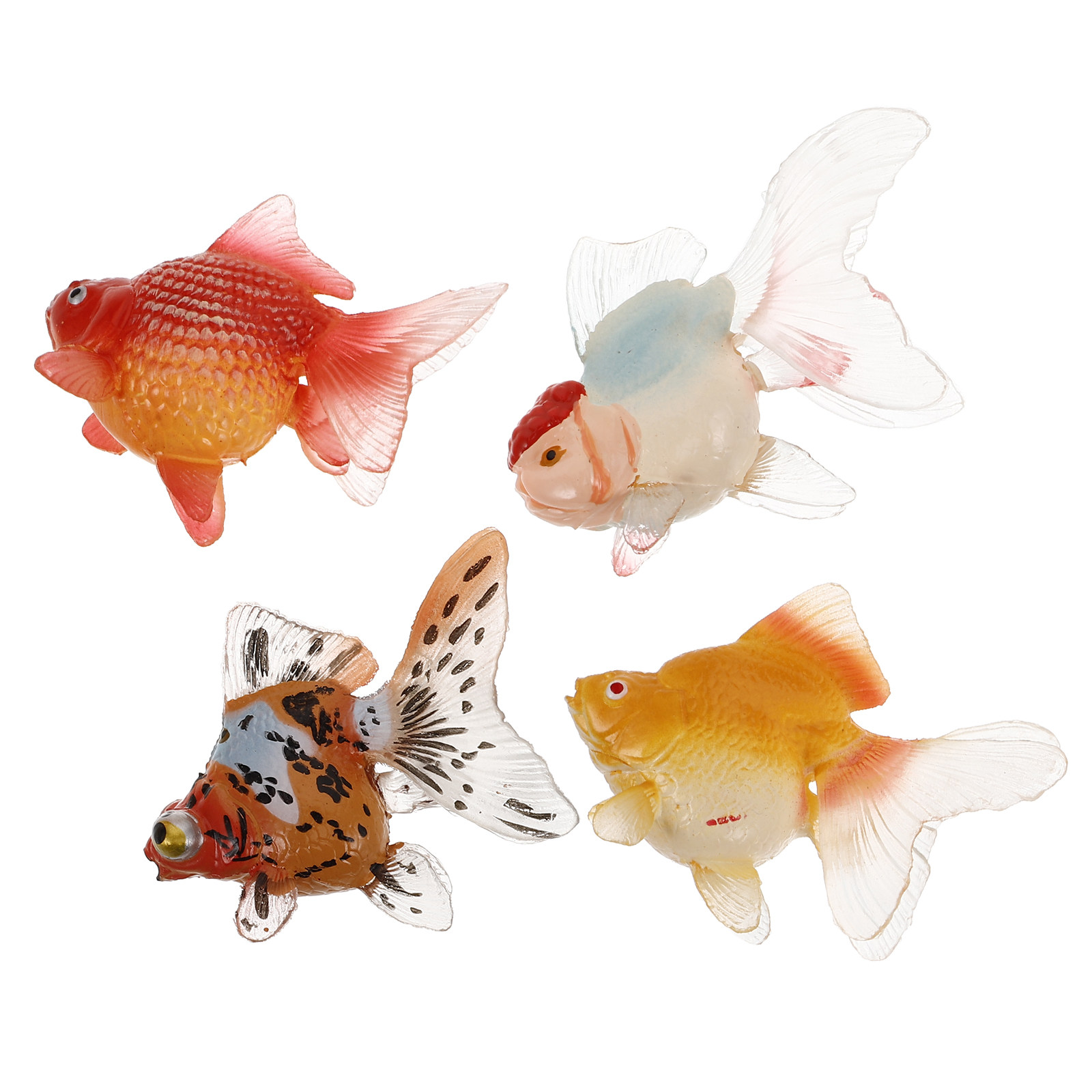 4Pcs Realistic Floating Aquari - огляд і ціна Aquarium Fish Koi