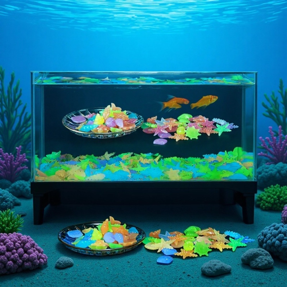 Glowing Luminous Ocean Stones  - огляд і ціна Aquarium Fish Quarantine