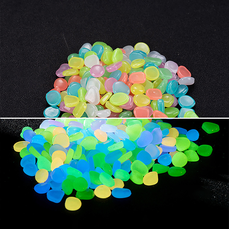 C 100pcs Garden Decor Luminous - огляд і ціна Aquarium Fish Glow In The Dark