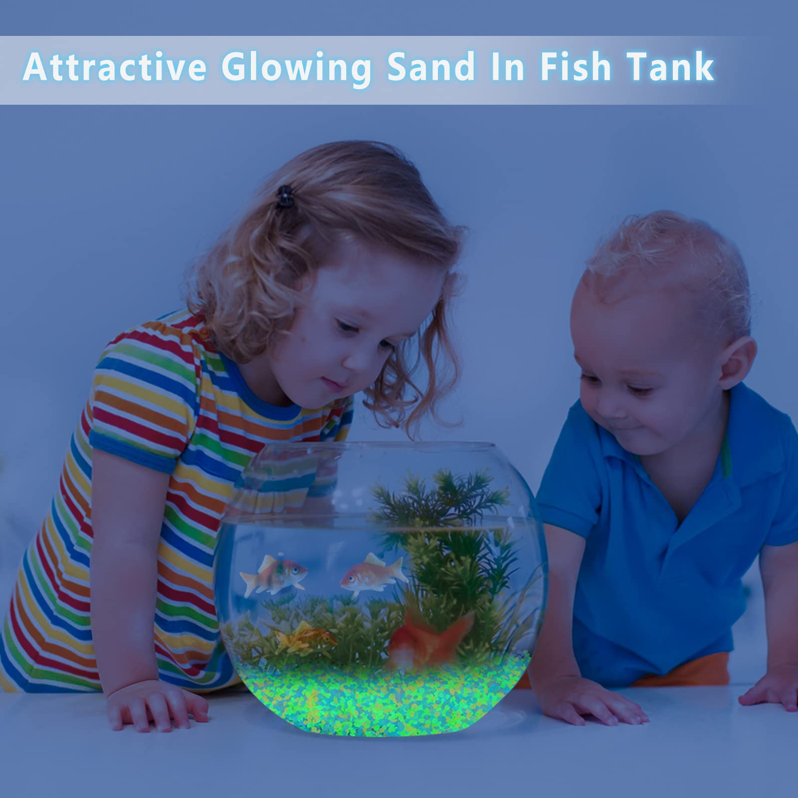 1000Pcs Luminous Sand Glow In  - огляд і ціна Aquarium Fish Glow In The Dark