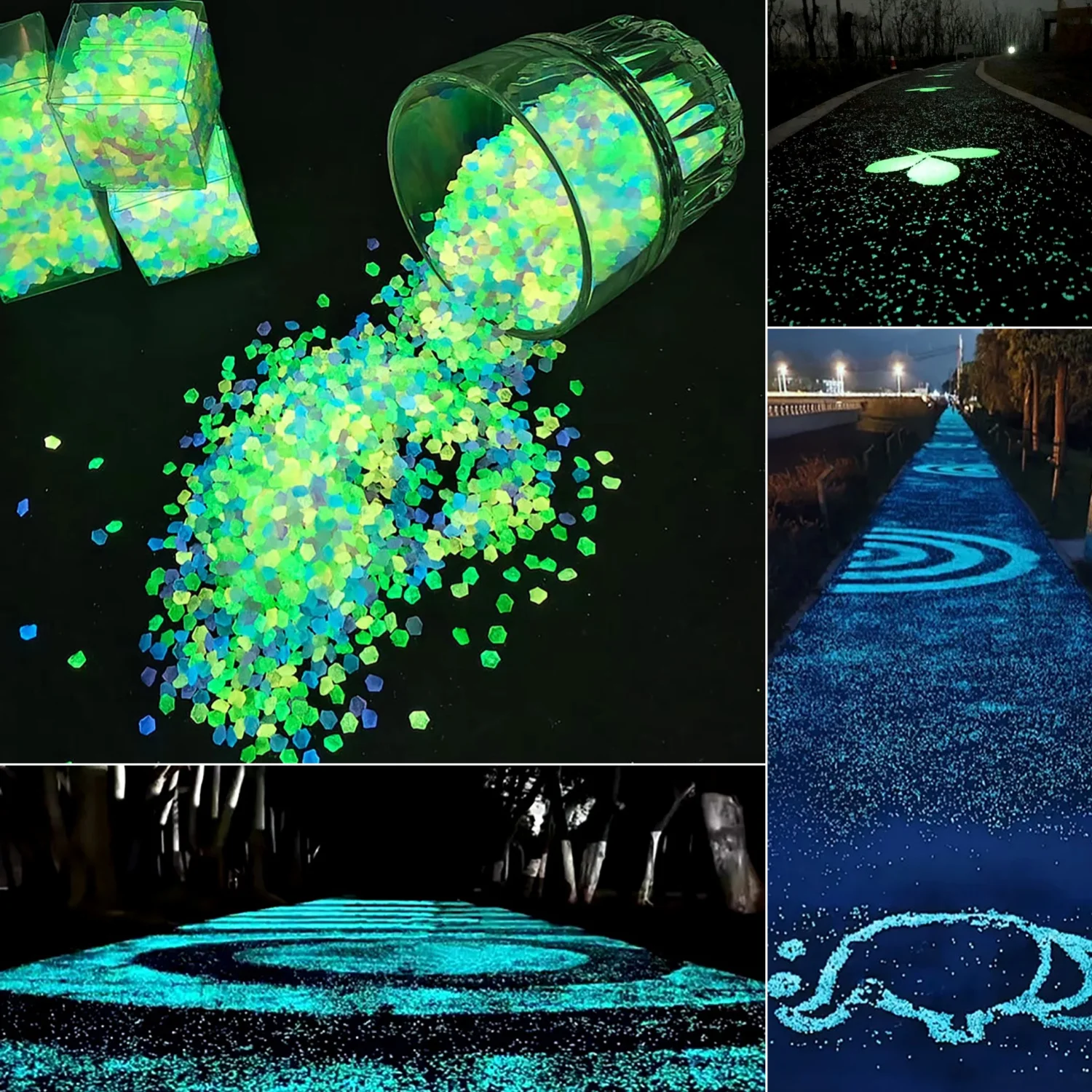 50g/Bag Decor Luminous Sand 3- - огляд і ціна Aquarium Fish Glow In The Dark