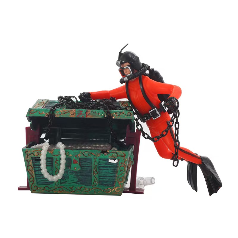 Treasure Frogman Aquarium Orna - огляд і ціна Aquarium Fish World