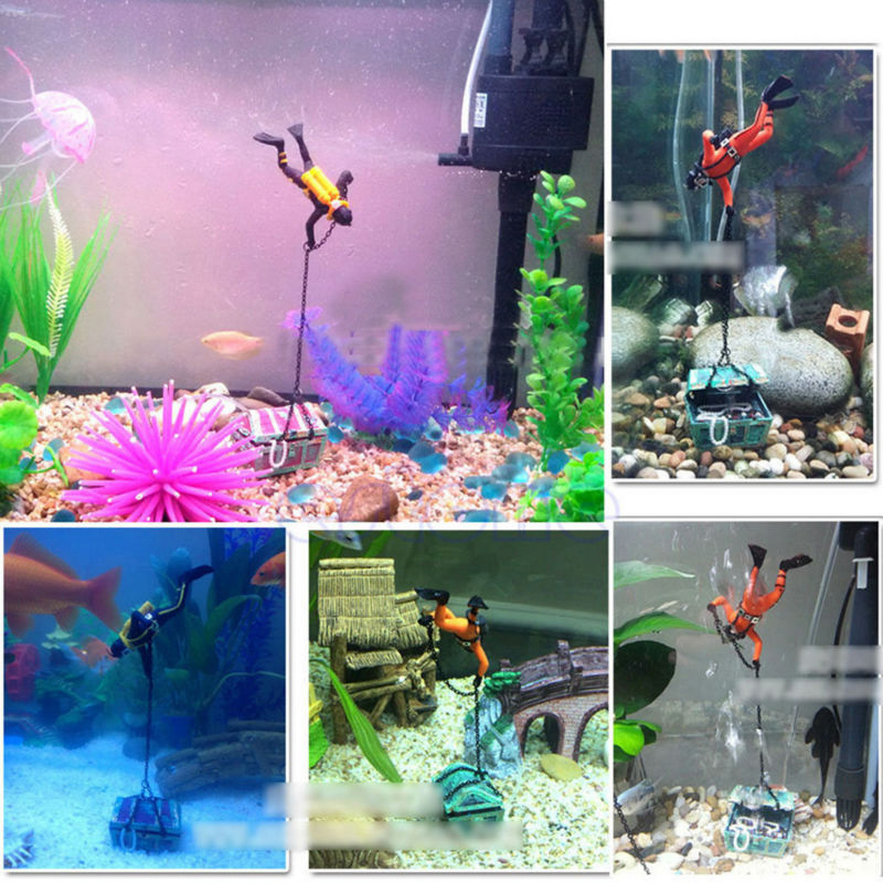 Treasure Frogman Aquarium Orna - огляд і ціна Aquarium Fish World
