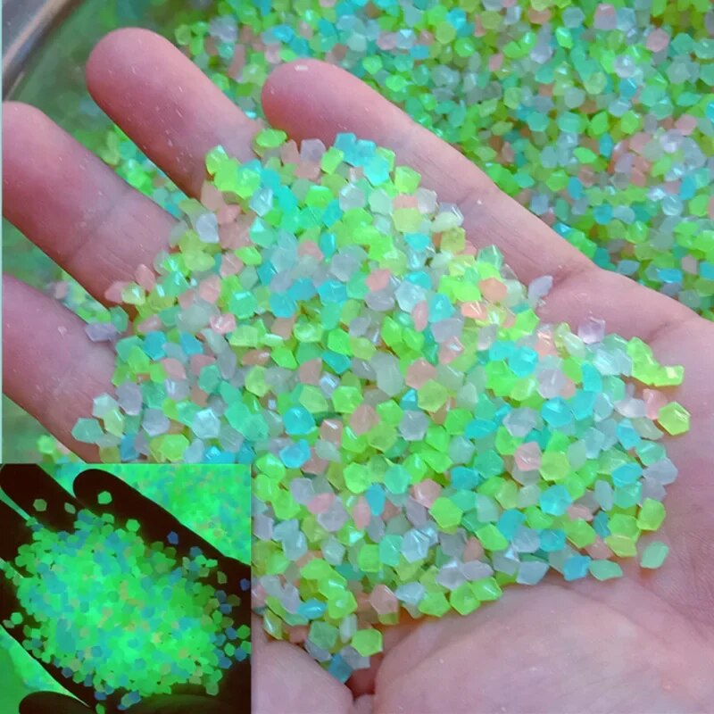 1000pcs 3-5mm Luminous Sand Gl - огляд і ціна Aquarium Fish Glow In The Dark