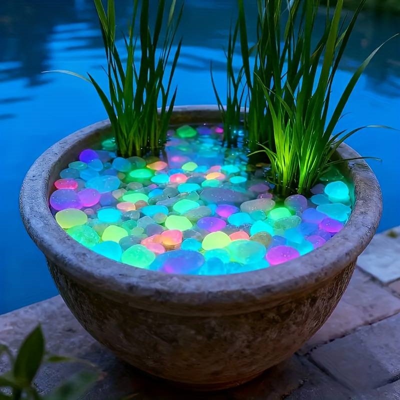 200Pcs Glow in the Dark Garden - огляд і ціна Aquarium Fish Glow In The Dark