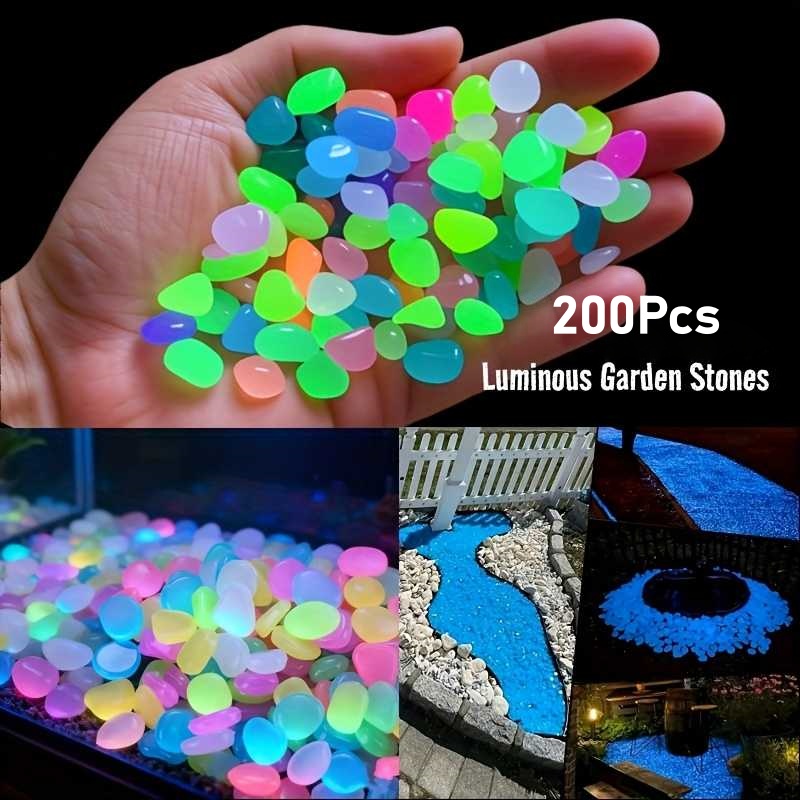 200Pcs Glow in the Dark Garden - огляд і ціна Aquarium Fish Glow In The Dark