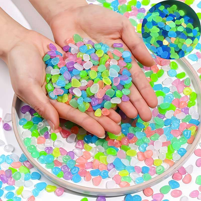200Pcs Glow in the Dark Garden - огляд і ціна Aquarium Fish Glow In The Dark