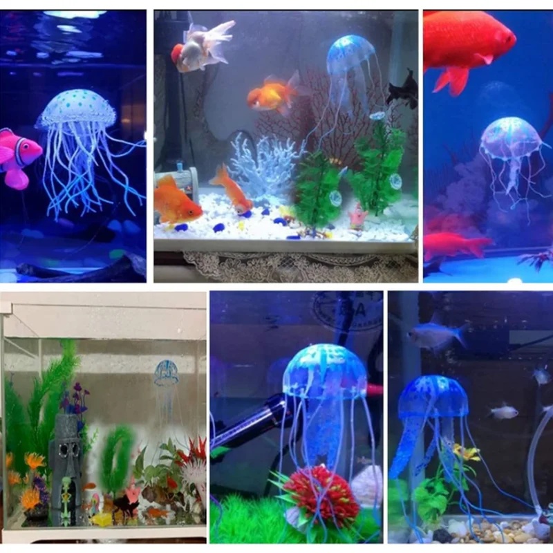 1/2Pcs Simulated Silicone Glow - огляд і ціна Aquarium Fish Discus
