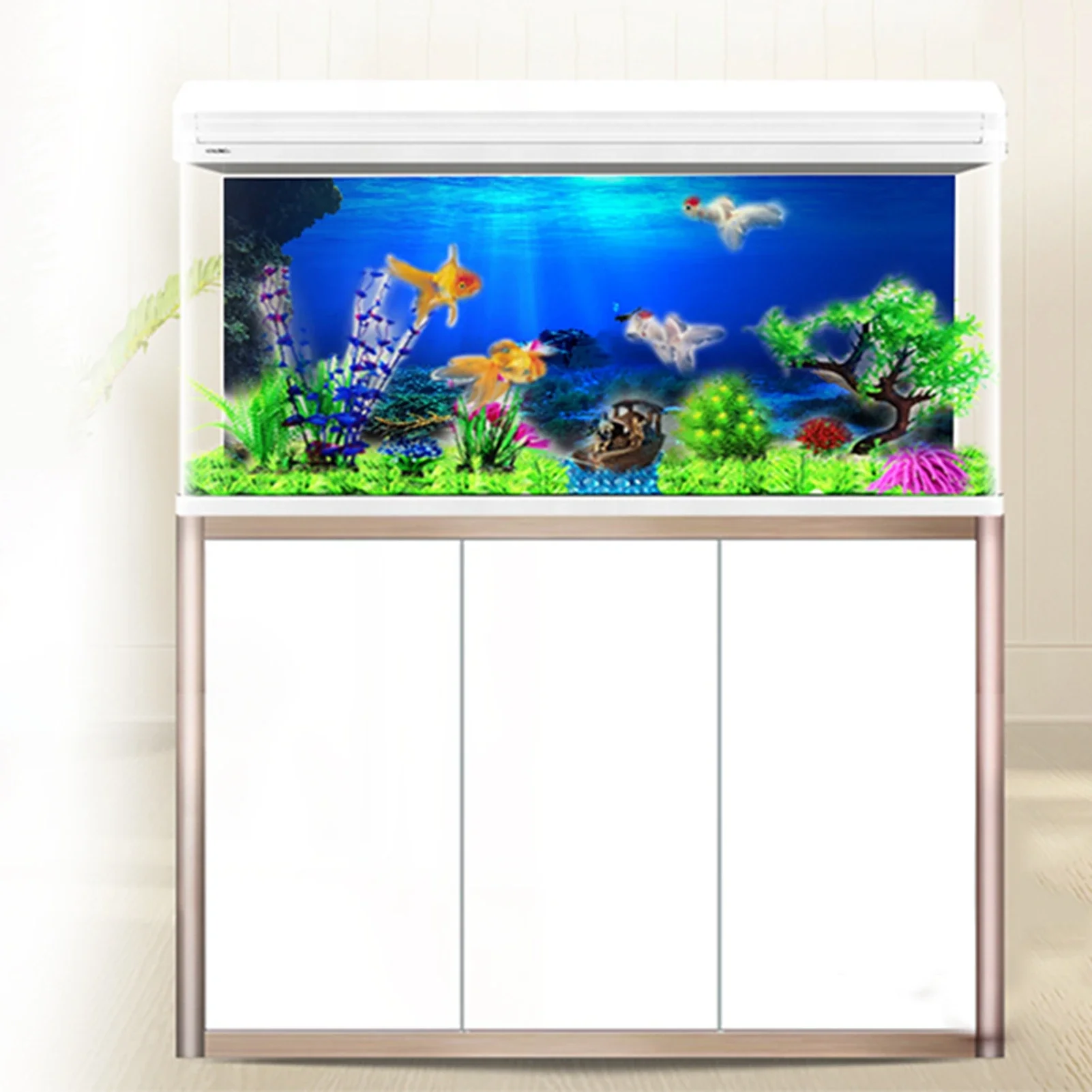 Rainforest Aquarium Background - огляд і ціна Aquarium Fish World