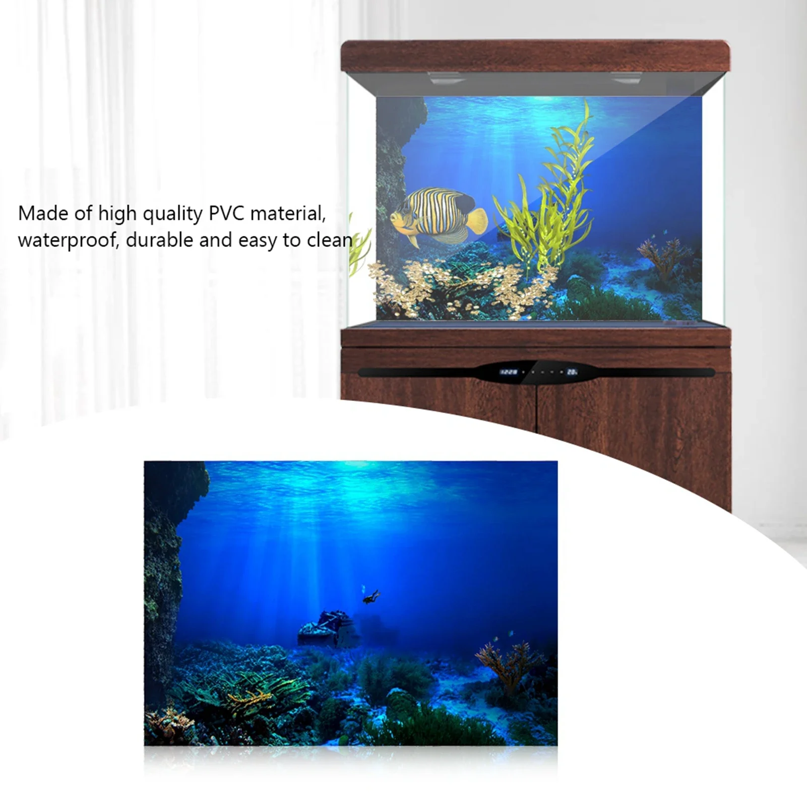 Rainforest Aquarium Background - огляд і ціна Aquarium Fish World
