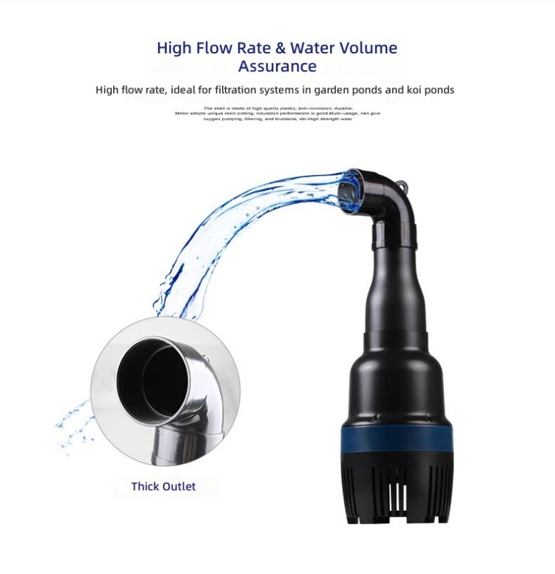 Large flow fish pond pump, cir - огляд і ціна Aquarium Fish Koi