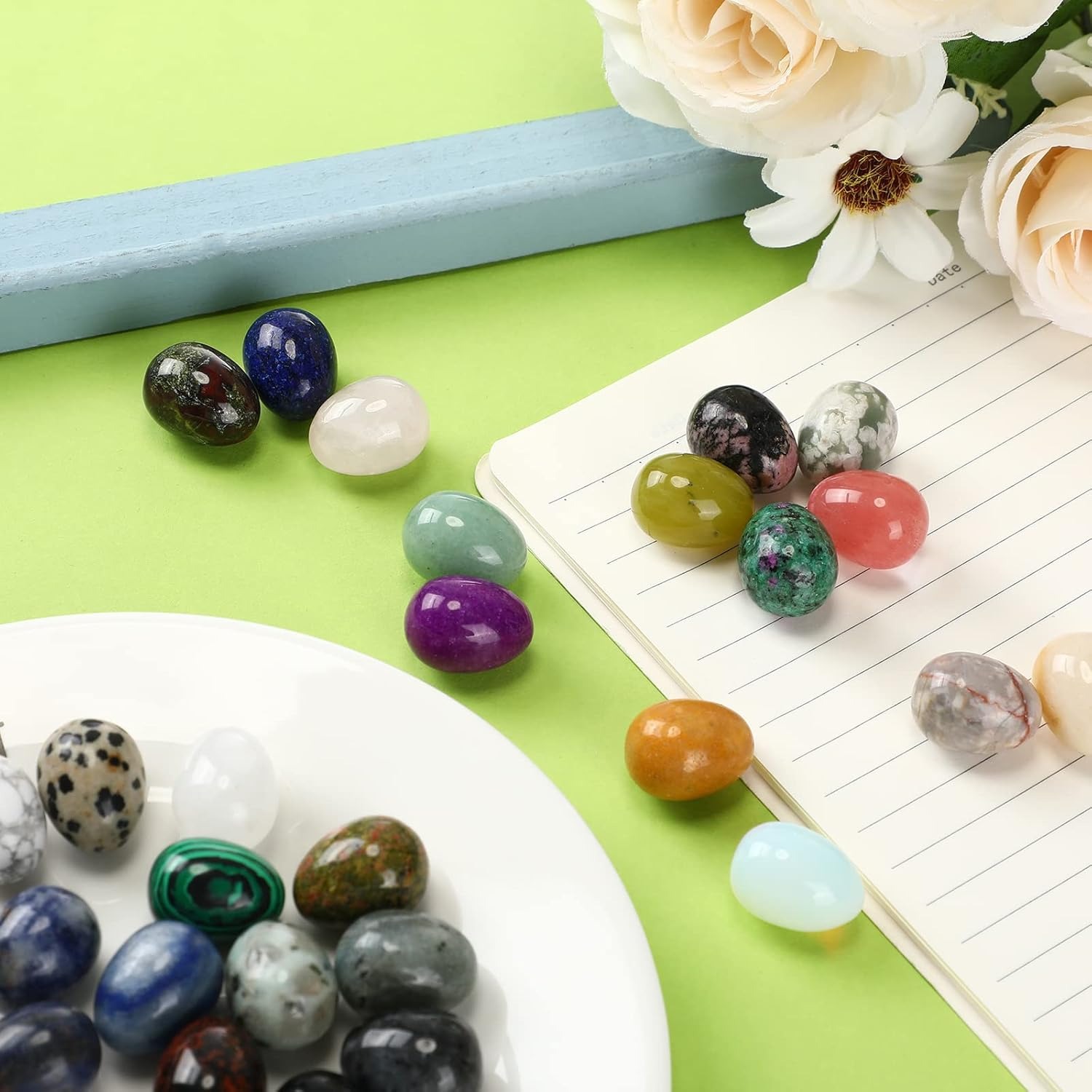8  pcs natural crystal beads,  - огляд і ціна Aquarium Fish Tank Price