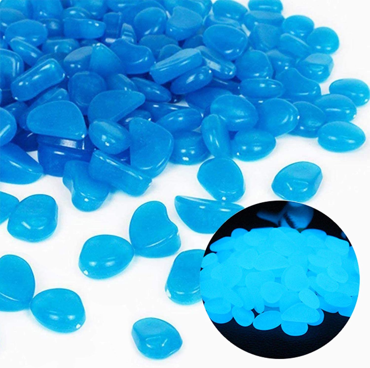 Fish Tank Rocks Glow Blue Pebb - огляд і ціна Aquarium Fish Quarantine