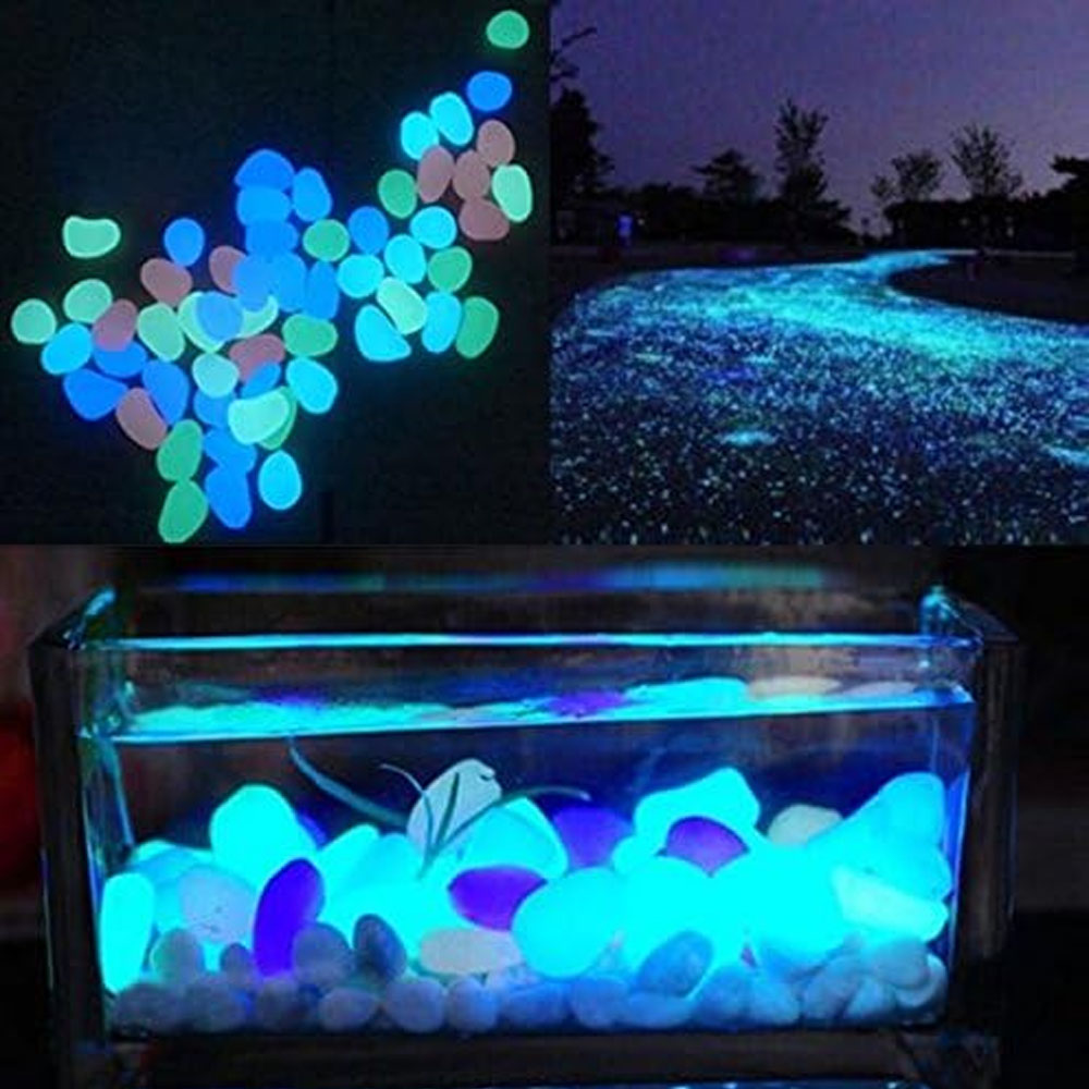 Fish Tank Rocks Glow Blue Pebb - огляд і ціна Aquarium Fish Quarantine
