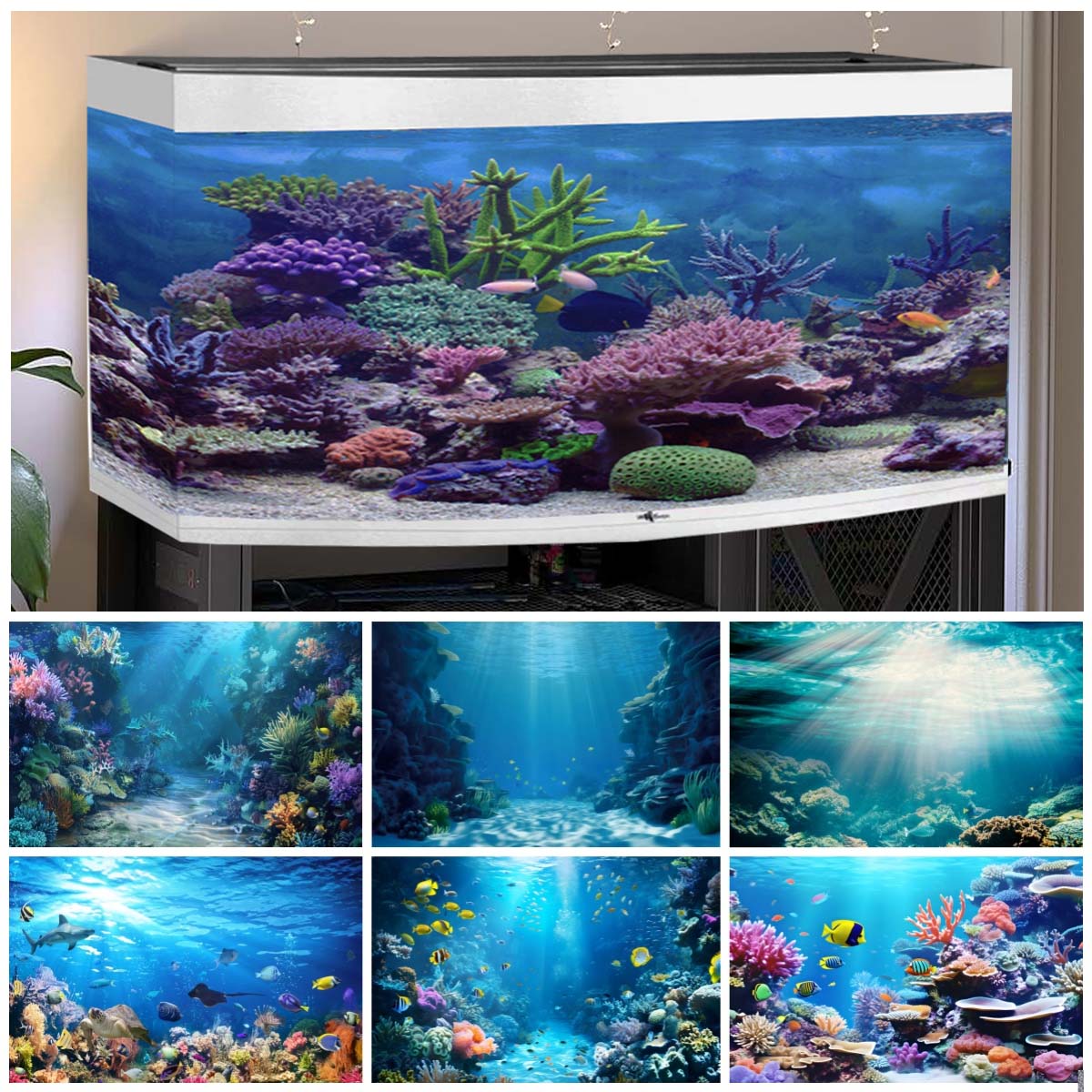 Underwater World Backgrounds f - огляд і ціна Aquarium Fish World