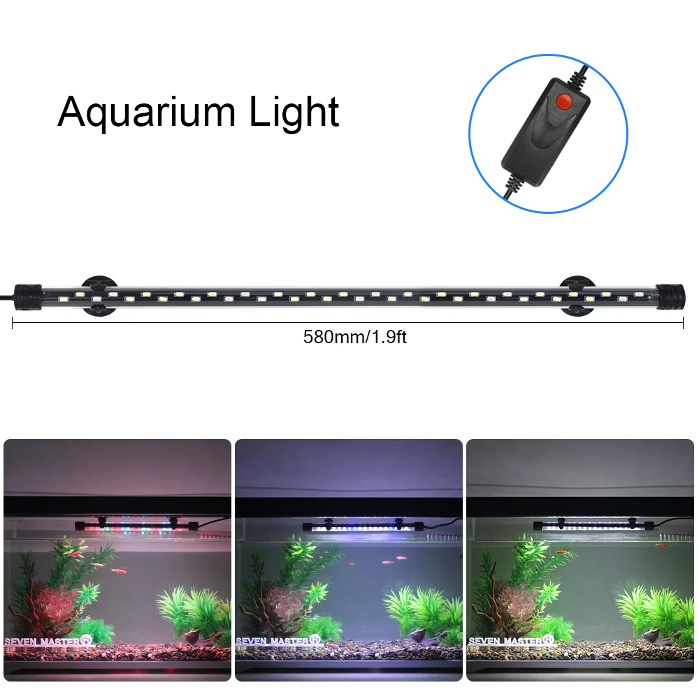 58CM  Aquarium Light LED Plant - огляд і ціна Aquarium Fish Light Lamp