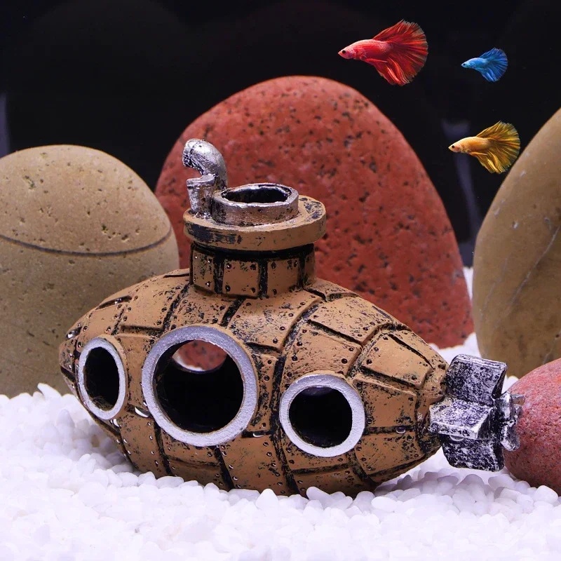 Resin Submarine Ornaments Aqua - огляд і ціна Aquarium Fish Tank Price