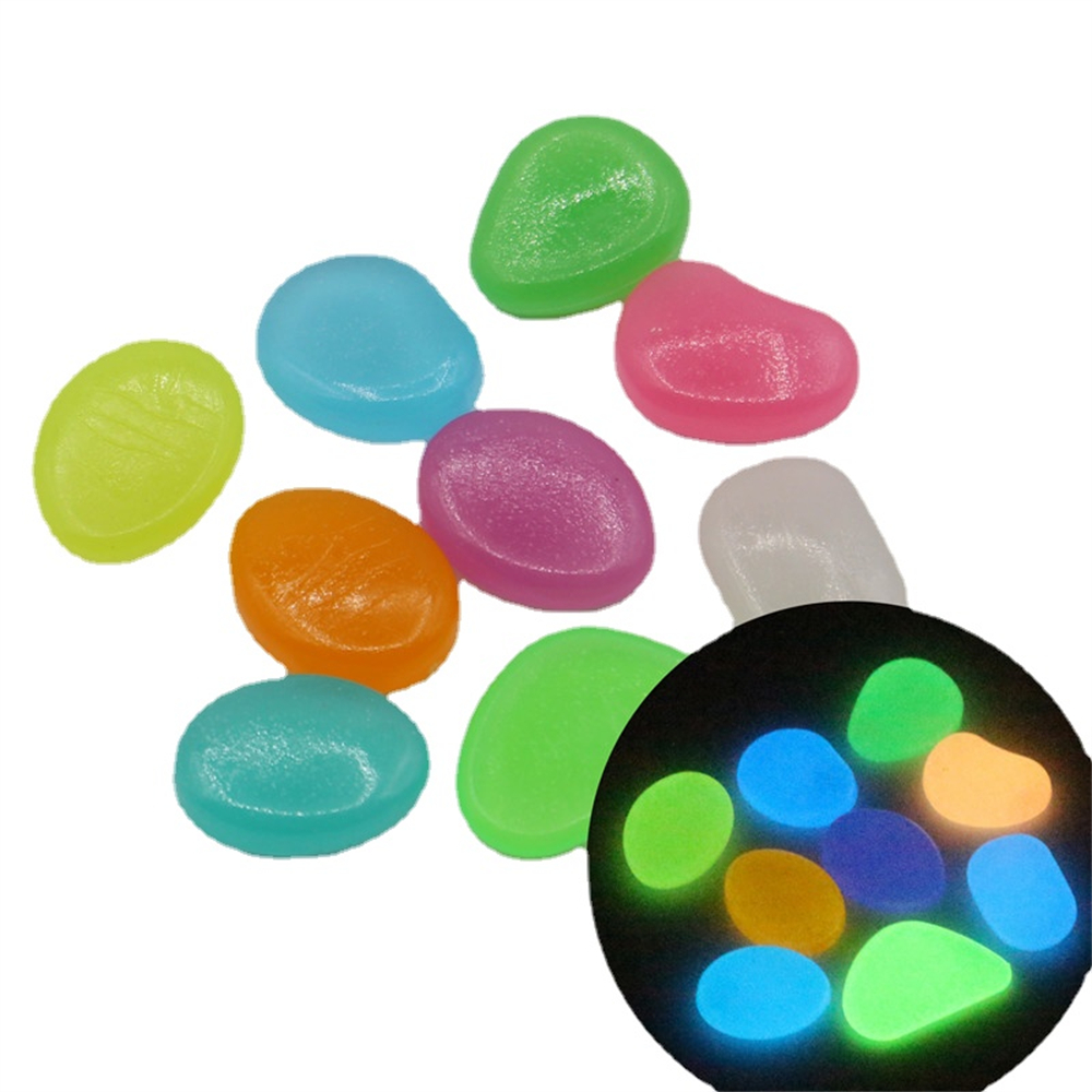 50pcs Luminous Stone Fluoresce - огляд і ціна Aquarium Fish Glow In The Dark