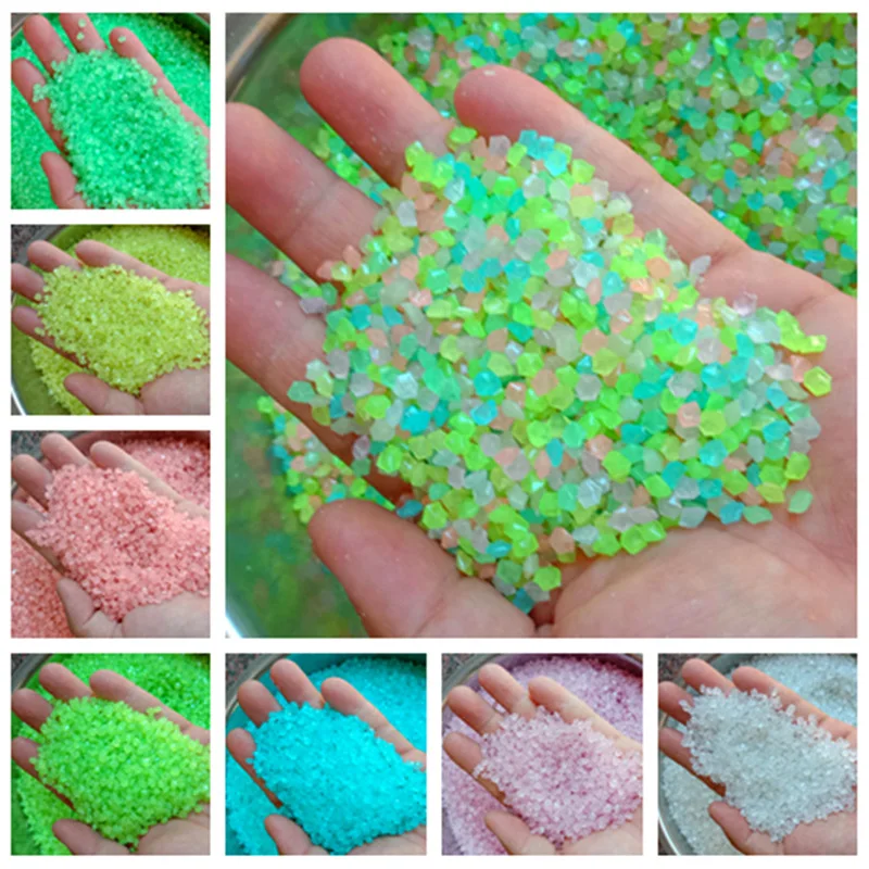 2000Pcs 3-5mm Luminous Sand Gl - огляд і ціна Aquarium Fish Glow In The Dark