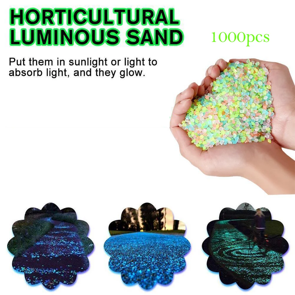 2000Pcs 3-5mm Luminous Sand Gl - огляд і ціна Aquarium Fish Glow In The Dark