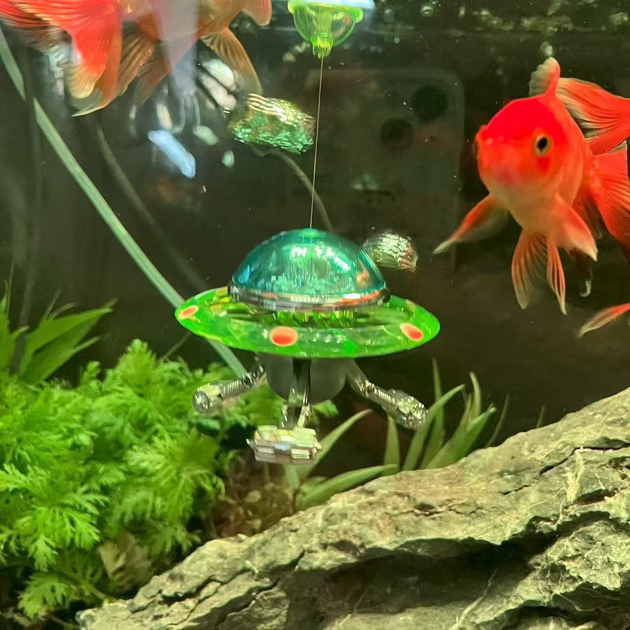 Suspended UFO Aquarium Statue  - огляд і ціна Aquarium Fish World