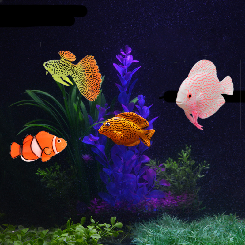 Glow in the Dark Luminous Sili - огляд і ціна Aquarium Fish Glow In The Dark