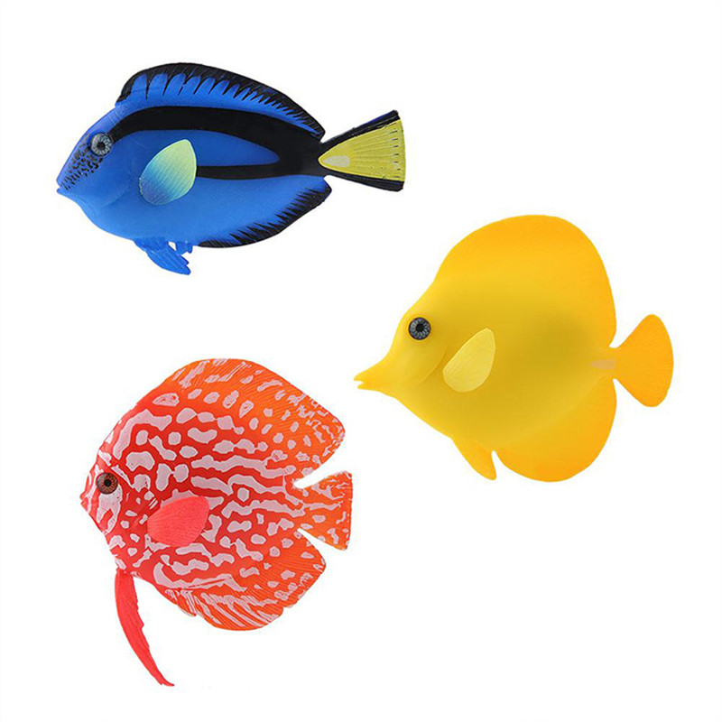 Glow in the Dark Luminous Sili - огляд і ціна Aquarium Fish Glow In The Dark