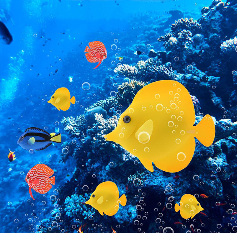 Glow in the Dark Luminous Sili - огляд і ціна Aquarium Fish Glow In The Dark