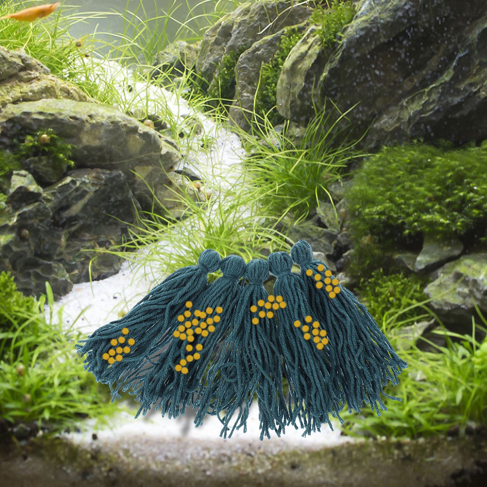 5Pcs Hatchery Spawning Mop Spa - огляд і ціна Aquarium Fish Background