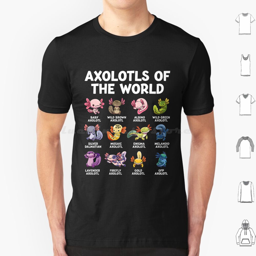 World Axolotls T Shirt 6xl Cot - огляд і ціна Aquarium Fish World