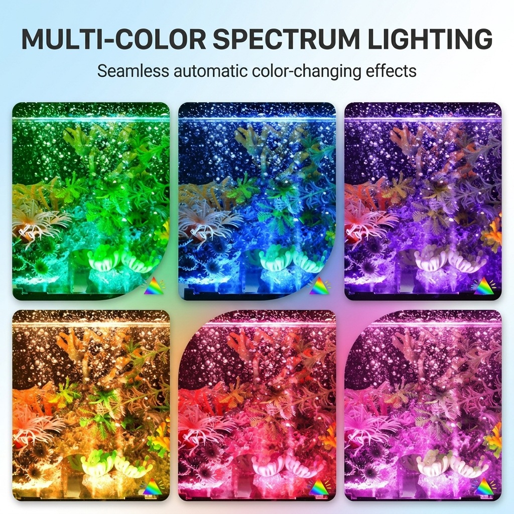 USB LED Aquarium Air Bubble Li - огляд і ціна Aquarium Fish Light Lamp